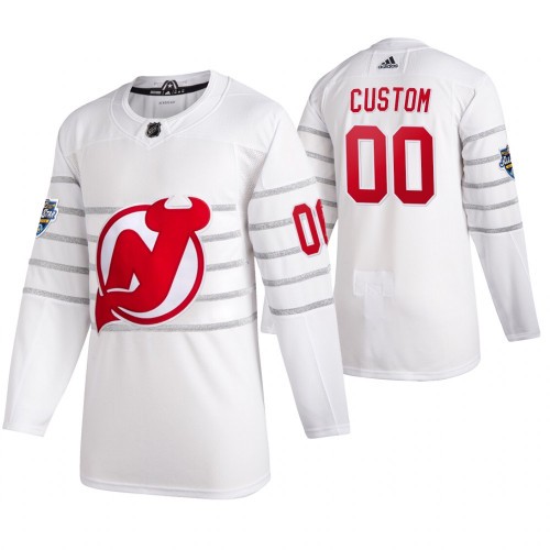 New Jersey Devils Trikot #00 Benutzerdefinierte Weiß 2020 NHL All Star